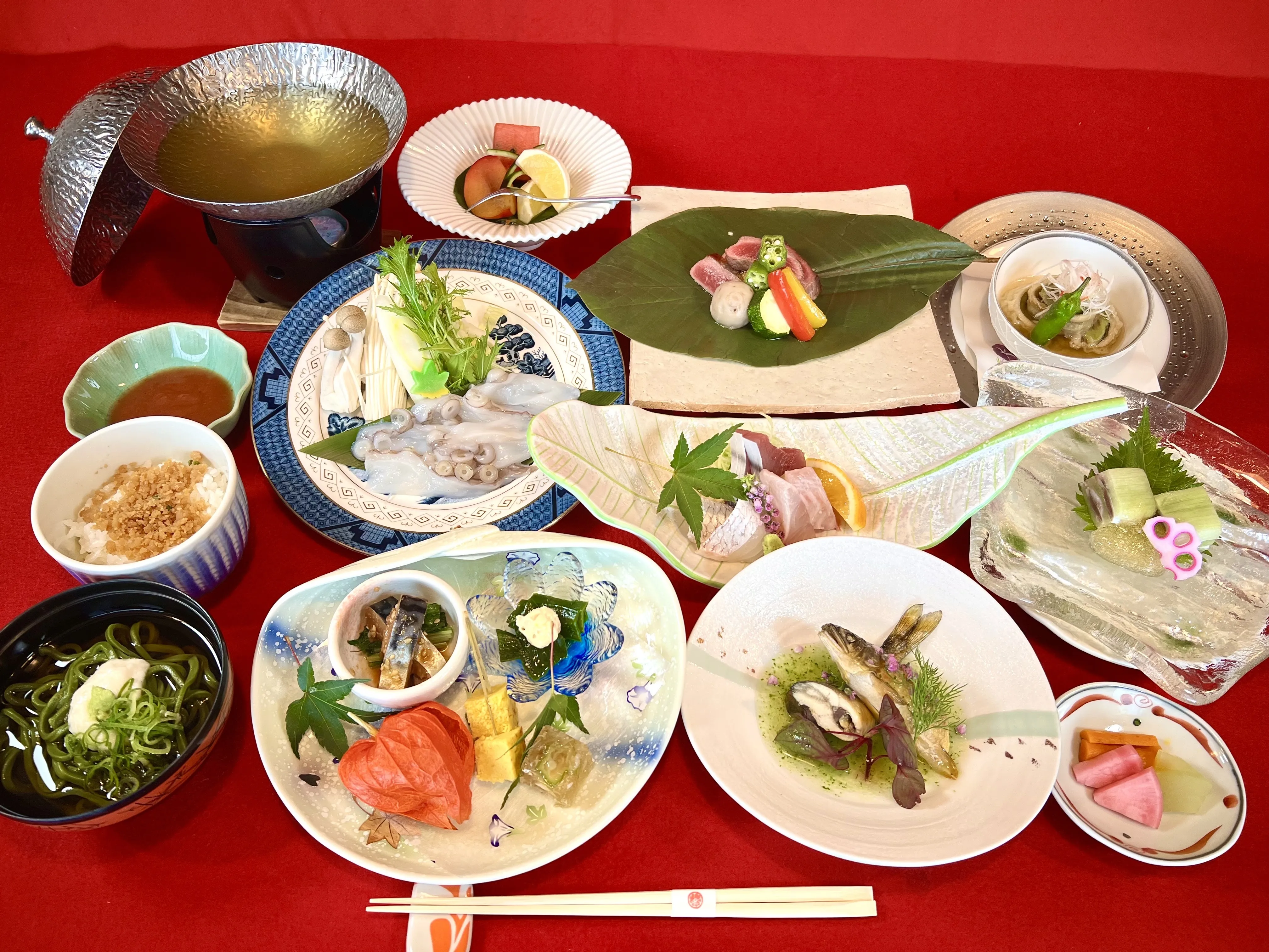 今月の会席『涼月会席』のご案内